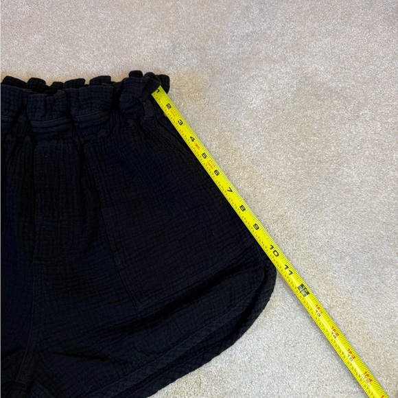 Splendid Black Cotton Gauze Hugh Waisted Shorts Size XS - Picture 12 of 13